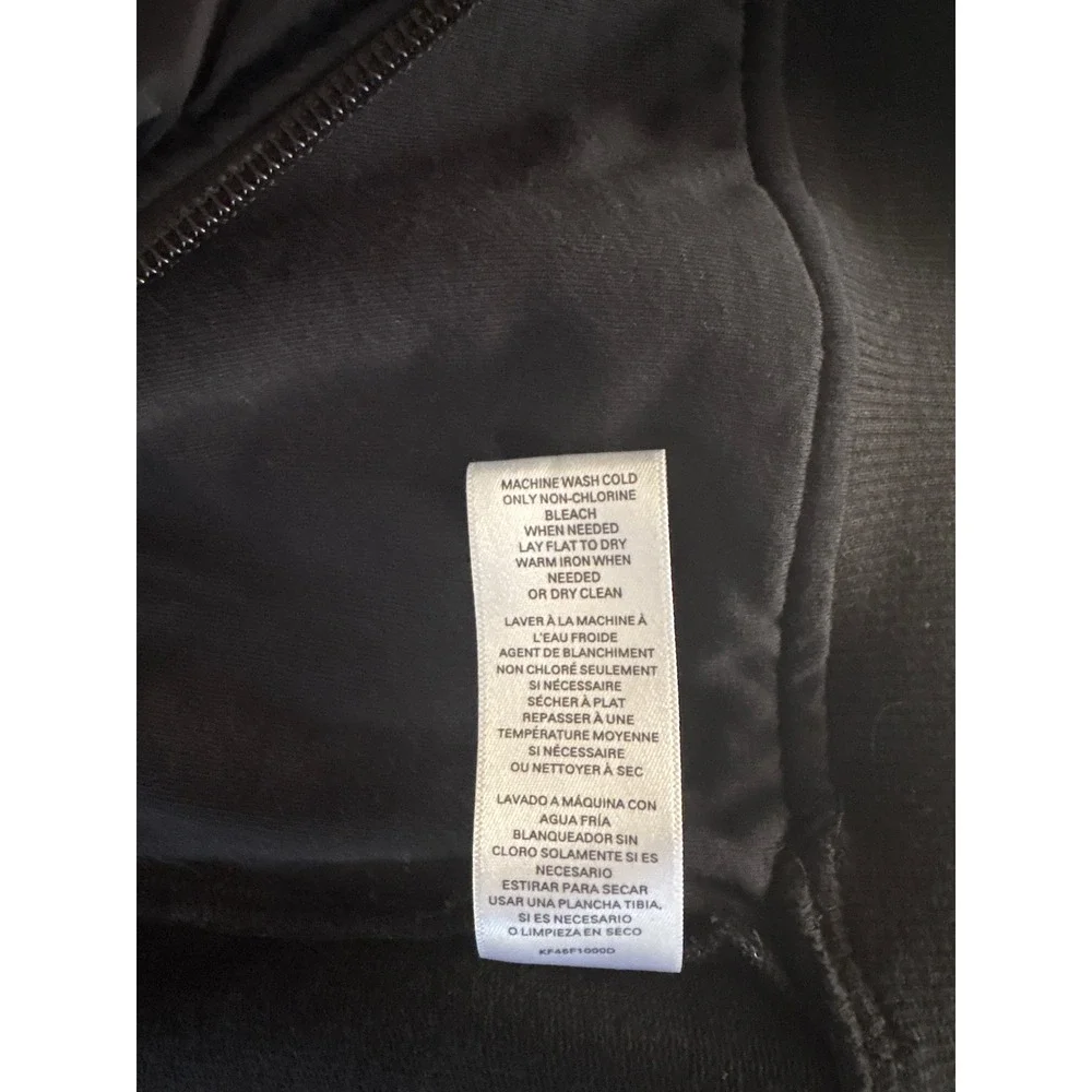 Michael Kors Mens Quilted Puffer Jacket Bomber Style Black Full Zip Size M - Picture 10 of 11